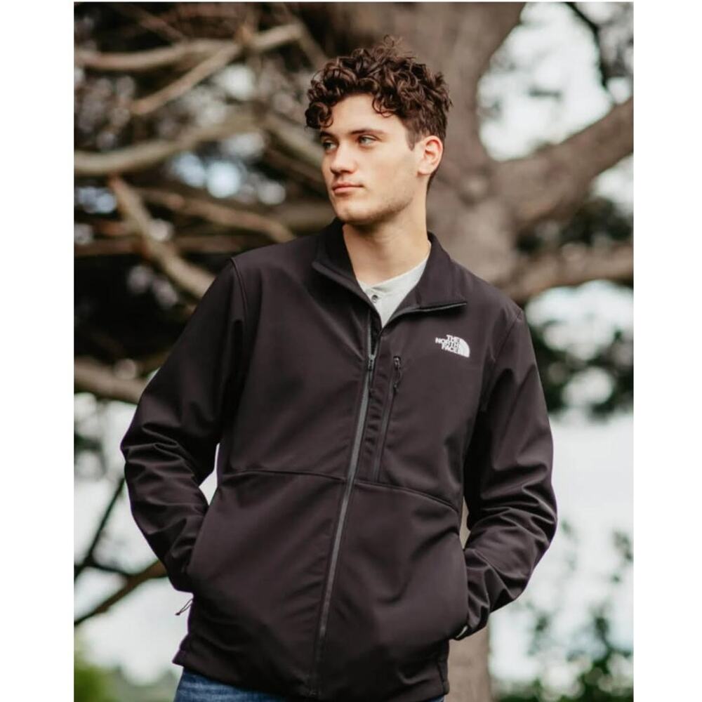 The North Face Apex Bionic Men's Jacket Black Windwall Soft Shell Gorpcore SZ S